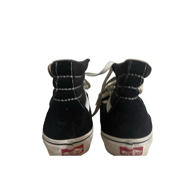 Vans SK8-HI High Top Skate Shoes Mens Size 7 Women's 8.5 Black White Casual - Picture 16 of 16